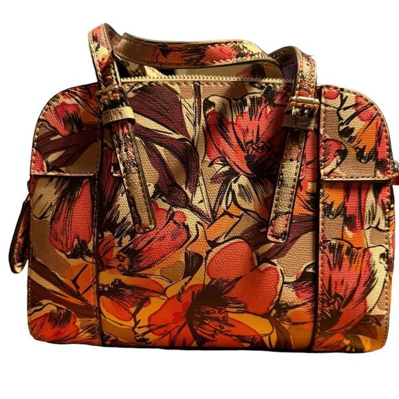 DKNY small crossbody pink flowery design - Picture 2 of 13